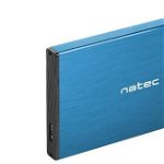 Natec external enclosure RHINO GO for 2,5'' SATA, USB 3.0, Blue, Natec