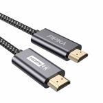Cablu HDMI de 4 K, 60 Hz Pipika, nailon, negru, 2 m, 