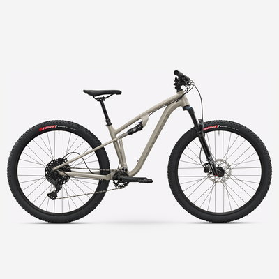 Bicicletă MTB suspensie integrală 29" cadru Aluminiu EXPL 140 S Champagne,
