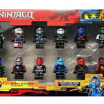 Set 12 figurine tip lego Ninjago, Multicolor, 5 cm