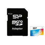 Card Silicon Power microSDHC 8GB Elite UHS-1 U1 cu adaptor SD