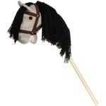 Horse on a stick Hobby Horse gray with reins 80cm, Tootiny