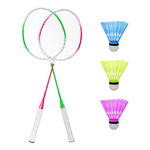 Set Badminton, 3 fluturasi, 66 cm, maner anti-aluncare, General