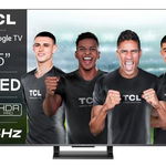 Televizor TCL QLED 65C735, 164 cm, Smart Google TV, 4K Ultra HD, 144hz, Clasa F