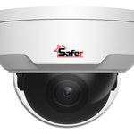 Camera dome IP 4 MP, Smart IR 30 M, lentila 2.8mm, PoE, DORI, Ultra 265, SAFER SAF-IPCDM4MP30-28