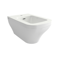 Bideu suspendat Fiona, alb, din ceramica