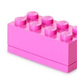 Mini cutie depozitare LEGO 2x4 roz (40121739), LEGO