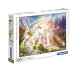 Puzzle Sunset unicorns, 500 piese