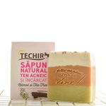 Sapun natural pentru ten acneic si incarcat, 120g, Techir