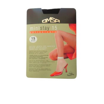Sosete Omsa, 15 den Lycra, Antialunecare, 1/4, Negru, Omsa