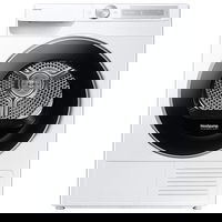 Samsung Uscator de rufe cu pompa de caldura Samsung DV90DG6845LHU4,  9 kg, Clasa A, SmartThings, AI Control, Hygiene Care, AI Dry+, WiFi , Alb, Samsung