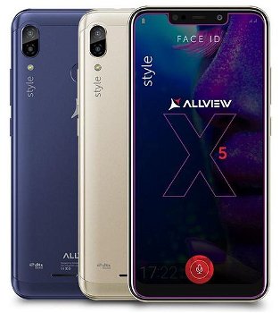Smartphone Allview Soul X5 Style, Procesor Octa-core, 2GHz/1.5Ghz, IPS LCD Capacitive touchscreen 6.2", 3GB RAM, 32GB FLASH, Camera Duala 13MP + 2MP, Wi-Fi, 4G, Dual Sim, Android (Auriu)
