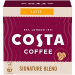 Capsule cafea Costa Signature Blend Latte, compatibile Dolce Gusto, 16 capsule, 8 bauturi