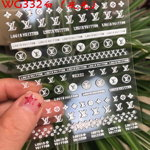 Sticker Unghii White - WG332, OEM