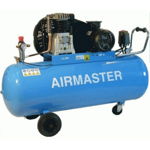 Compresor aer cu ulei AIRMASTER 4cp 200l debit aer aspirat 471l/min debit aer refulat 336l/min 9bar 108kg