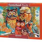 Puzzle 2000 Piese - Owls - Castorland, Castorland
