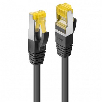 Cablu de retea S/FTP cat 7 LSOH Negru 10m, Lindy L47313, Lindy
