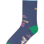 Imbracaminte Barbati Original Penguin Game Score Crew Socks Green