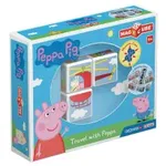 Joc De Constructie Magnetic, Geomag, Peppa Pig - Travel With Peppa Magicube, 3 Piese