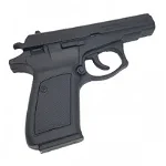 Bricheta pistol tip revolver, arma CZ 83 calibru 7.65mm, negru, marime naturala scara 1 la 1, OEM