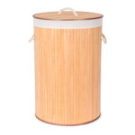 Coș rotund din bambus pentru rufe Compactor Round, Compactor