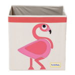 Cutie de depozitare pentru copii din material textil Mingo the Flamingo - Rocket Baby