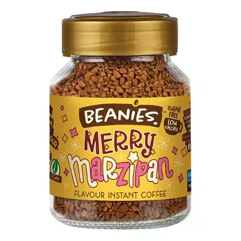 Cafea Instant cu Aromă de Marțipan - Merry Marzipan, 50g | Beanies, Beanies