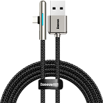 Cablu de date/incarcare Baseus, Mobile Game Elbow, USB Type-C 2M 4 A, Negru - CAT7C-C01, Baseus