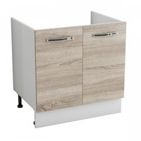 Masca chiuveta, Alfa, Sonoma Alb, PAL, 80x50x81 cm, Vmobila