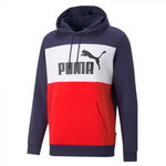 ESS+ Colorblock Hoodie FL Peacoat, Puma