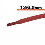 Tub termocontractibil rosu 13mm/ 6.5mm 0.5m, OEM