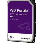 Hard Disk Desktop Western Digital WD Purple Surveillance 6TB 5400RPM SATA3 256MB
