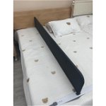 Despartitor pentru pat, 189x26 cm, Gri inchis, CHOC CHICK®