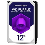 Hard disk WD Purple 12TB SATA III 7200RPM 256MB, Nova Line M.D.M.