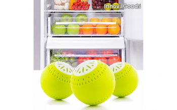 Ecobile pentru frigider InnovaGoods Kitchen Foodies - pachet de 3 - prelungeste viata alimentelor in frigider, Shop Case Practice