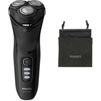 Aparat de ras Philips Shaver Series 3000 S3232/52 Autonomie 60 min PowerCut Capete 5D Negru Albastru