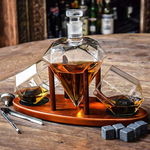 Set decantor whisky diamant Deluxe, 