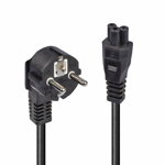 Cablu alimentare schuko Lindy IEC C5, 2m, negru Description Schuko Mains Plug to Clover Leaf IEC C5 Socket Cable material: H05 VV-F 3G 1.00 100% electrical and mechanical inspection VDE approved Colour: Black Fully moulded https://www.lindy-internation, LINDY