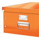 Cutie pentru arhivare, 369 x 200 x 484mm, portocaliu, LEITZ Click & Store, LEITZ