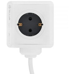 Prelungitor PowerCube Tellur 4 Prize + 2 x USB 1.5m Alb