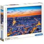 Puzzle Clementoni - Priveliste in Paris, 1500 piese