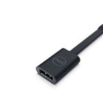 Adaptor USB Dell 470-ACFC, USB-C - DisplayPort, negru, Dell