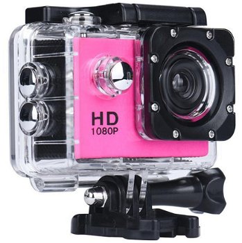 Camera Sport iUni Dare 50i HD 1080P, 12M, Waterproof, Roz