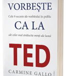 Vorbește ca la TED. Cele 9 secrete ale vorbitului în public ale celor mai strălucite minți ale lumii - Paperback brosat - Carmine Gallo - Act și Politon, 