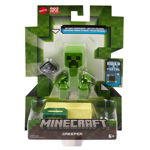 Figurina Creeper 8 cm Minecraft Craft a Block, Mattel