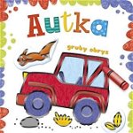 Carte de colorat pentru copii mici cu contur gros. mașini, Aksjomat