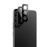 Set 2 folii sticla camera foto Spigen Optik compatibil cu Samsung Galaxy S22 / S22 Plus Black