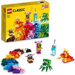 Jucarie 11017 Classic Creative Monsters Construction Toy (Creative Set with  bricks, box with building blocks for children from 4 years, construction toys), LEGO