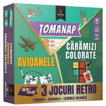 3 jocuri retro: Tomanap. Avioanele. Caramizi colorate, Editura Gama