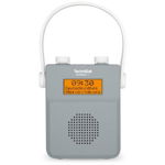 TechniSat Radio portabil, TechniSat, DIGITRADIO 30, Bathroom FM si DAB +, Rezistent la apa, Bluetooth, 2W, Gri, TechniSat